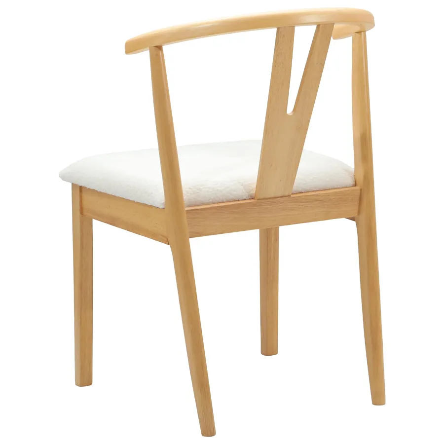 Chaise de salle à manger 2 pcs Naturel et clair - 7