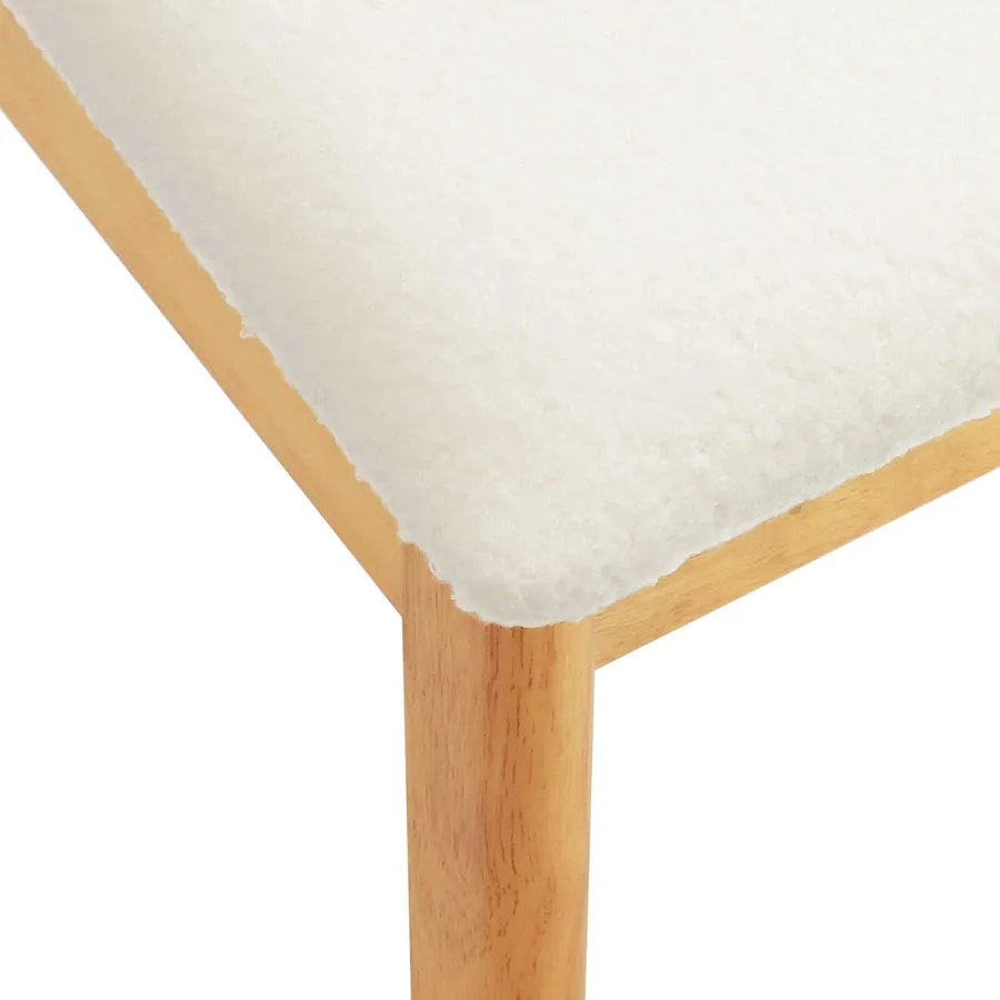 Chaise de salle à manger 2 pcs Naturel et clair - 9