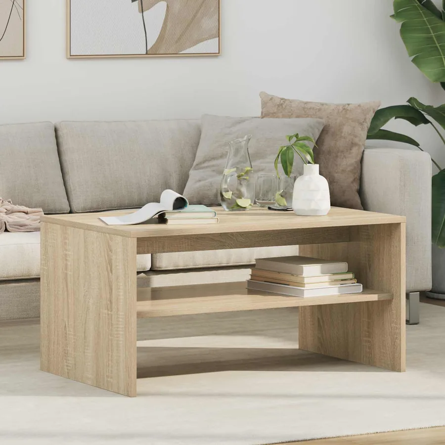 Table basse Chêne Sonoma 80 x 50 x 40 cm Bois d'ingénierie