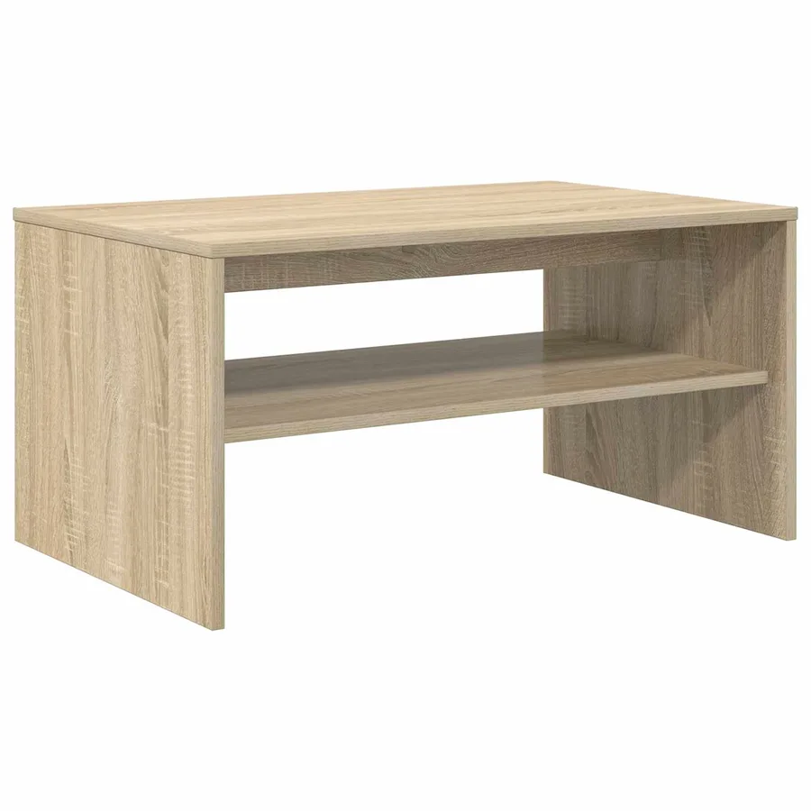 Table basse Chêne Sonoma 80 x 50 x 40 cm Bois d'ingénierie - 2
