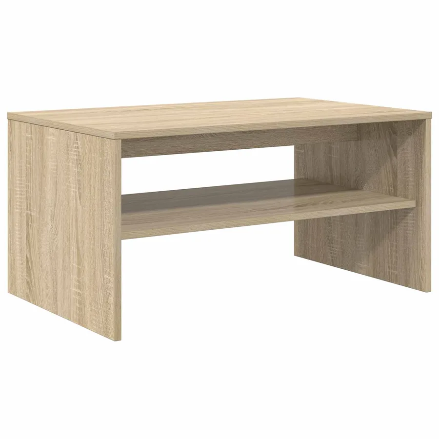 Table basse Chêne Sonoma 80 x 50 x 40 cm Bois d'ingénierie - 7