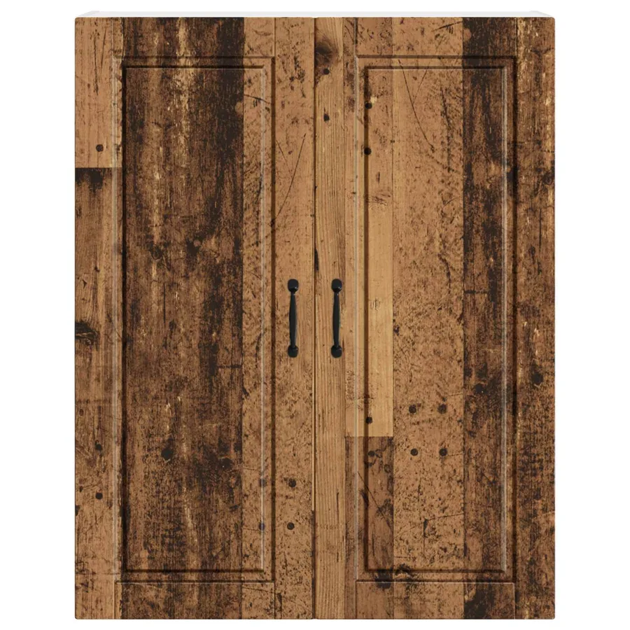 Meuble mural PORTO Bois ancien 80 x 31 x 100 cm - 6