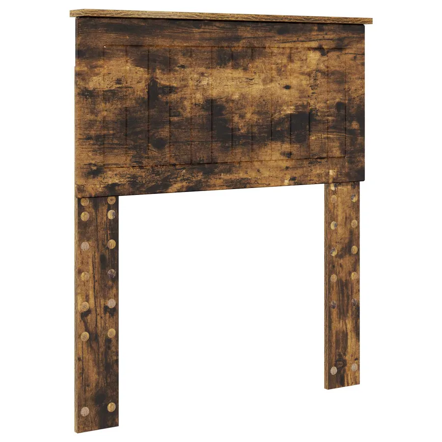 Lit de Rangement Chêne fumé 75 x 190 cm Bois d'ingénierie - 7