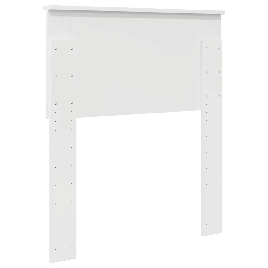 Tête de lit Blanc Brillant Bois d'ingénierie - 6