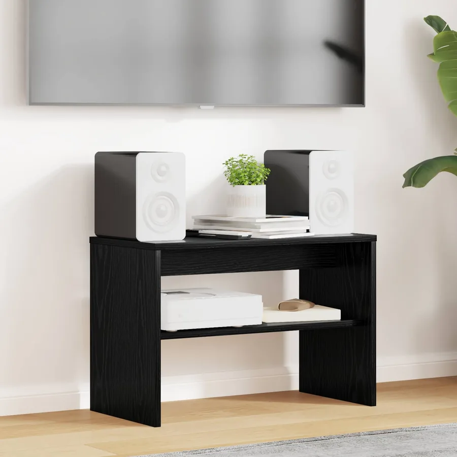 Meuble TV Chêne noir 60 x 30 x 40 cm Bois d'ingénierie