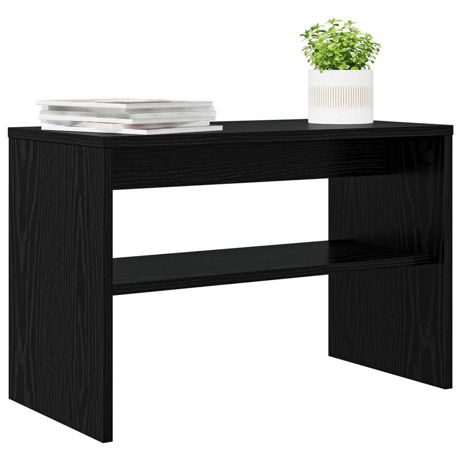 Meuble TV Chêne noir 60 x 30 x 40 cm Bois d'ingénierie - 3