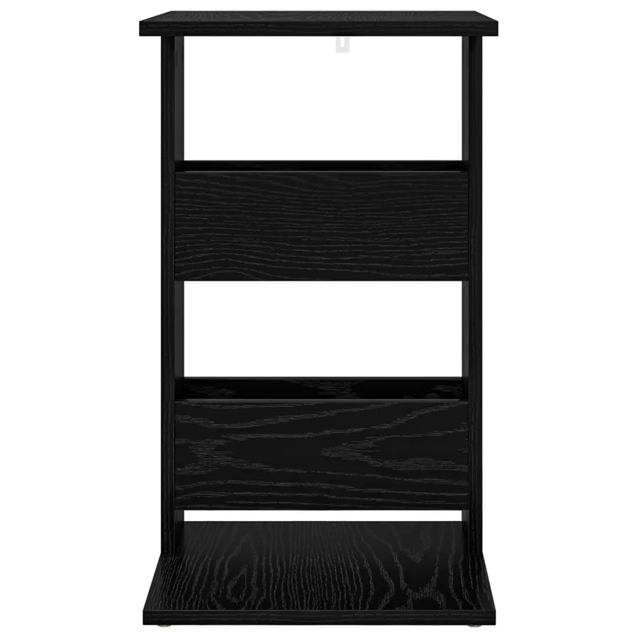 Table d'appoint Chêne noir 40 x 35 x 60,5 cm Bois d'ingénierie - 5