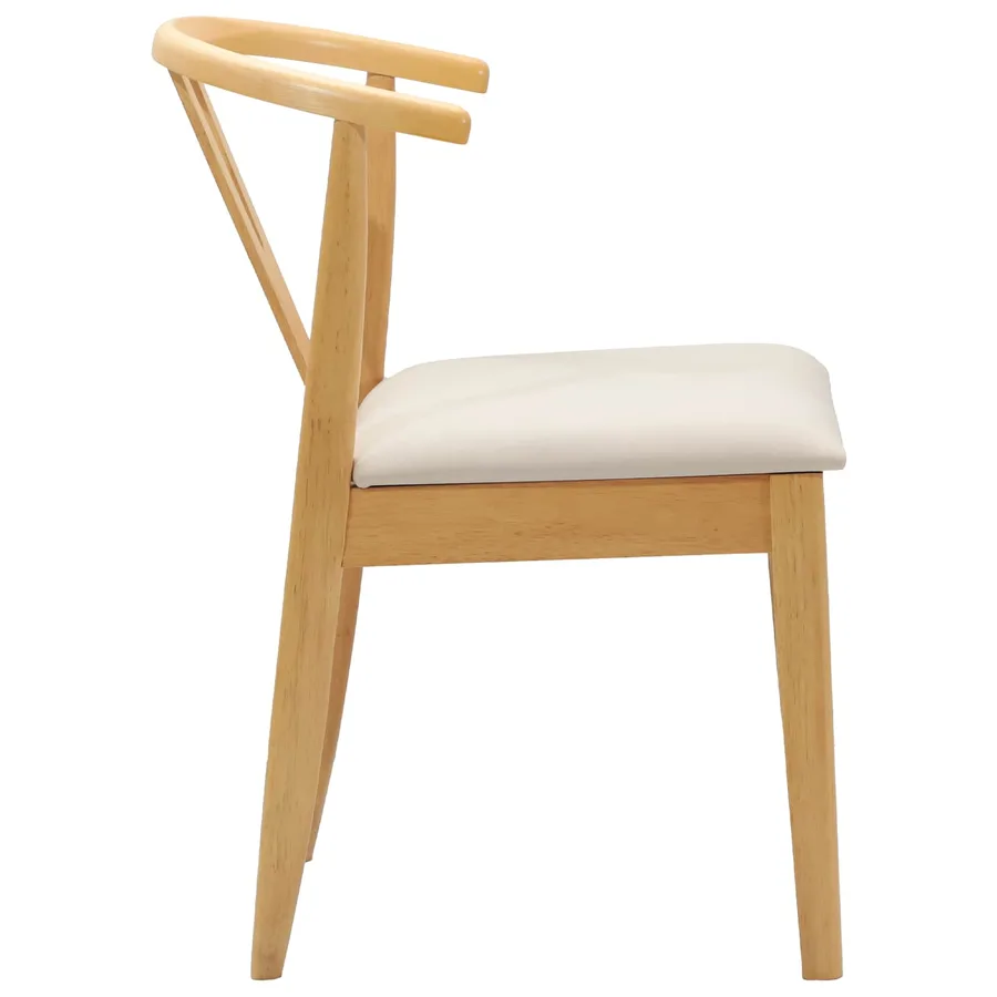 Chaise de salle à manger 2 pcs Naturel et clair - 6