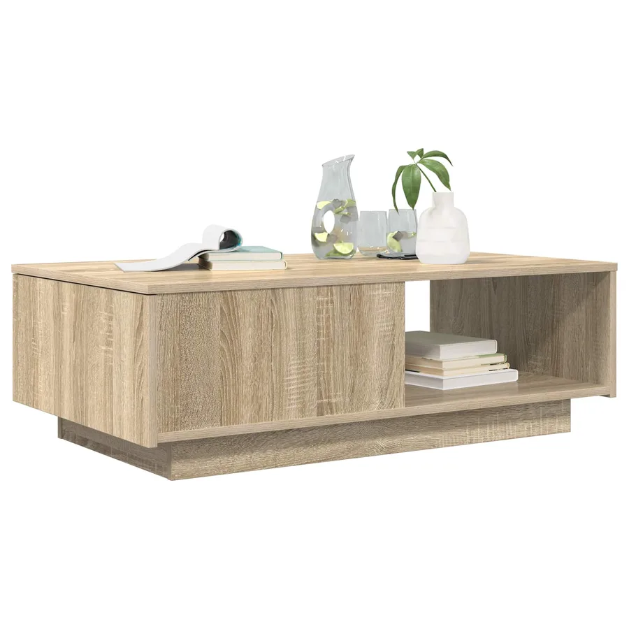 Table basse Chêne Sonoma 95 x 55 x 31 cm Bois d'ingénierie - 3
