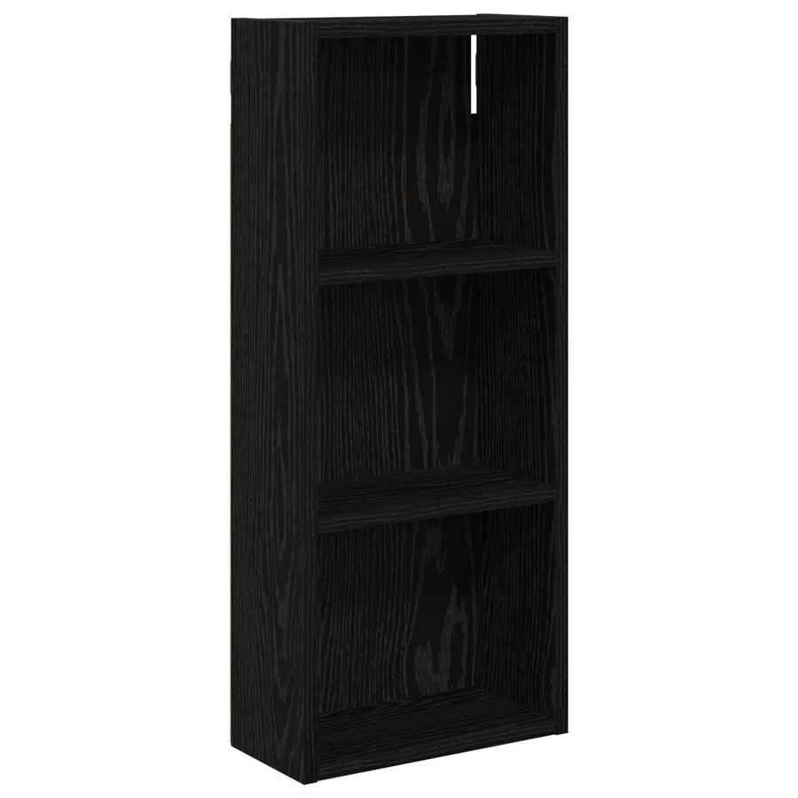 Armoire murale de salle de bain Chêne Noir 30 x 14 x 70 cm - 2