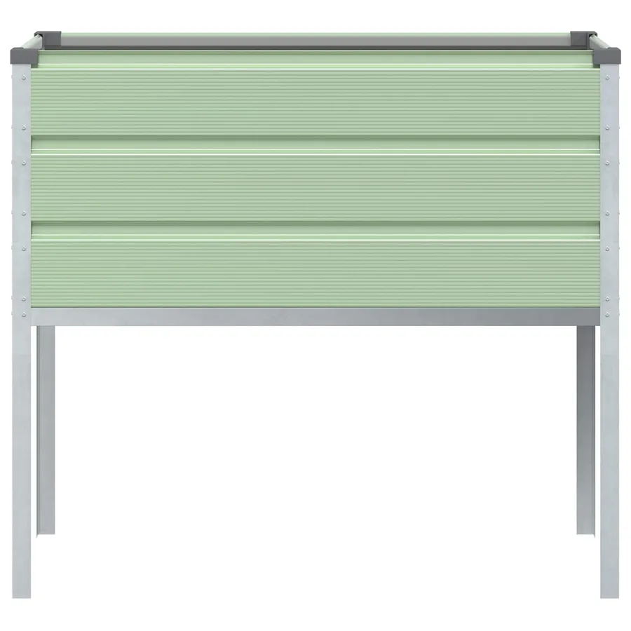 Jardinière Vert Pastel 100 x 45 x 90 cm Acier galvanisé - 4