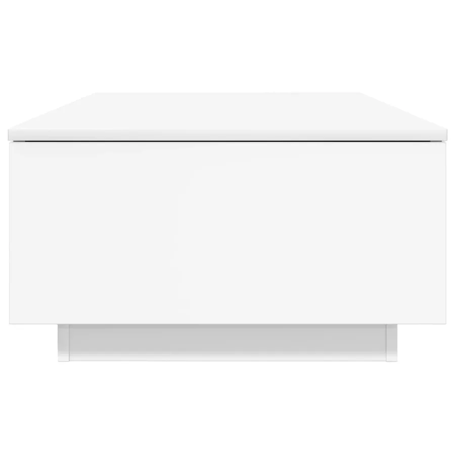Table basse avec tiroir Blanc 95 x 55 x 31 cm Bois d'ingénierie - 7