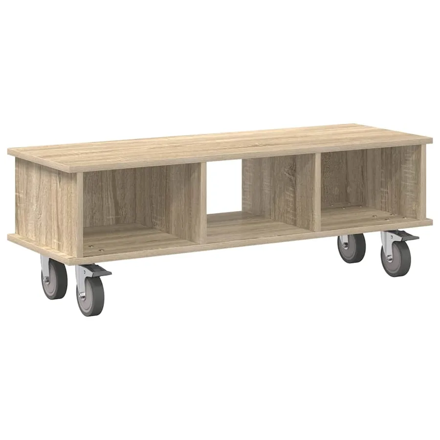 Meuble TV Chêne Sonoma 100 x 35 x 35 cm Bois d'ingénierie - 2