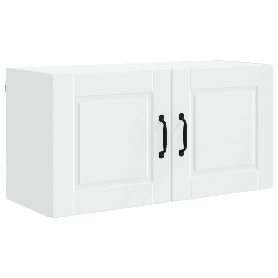 Meuble mural PORTO Blanc 80 x 31 x 40 cm Bois d'ingénierie - 2
