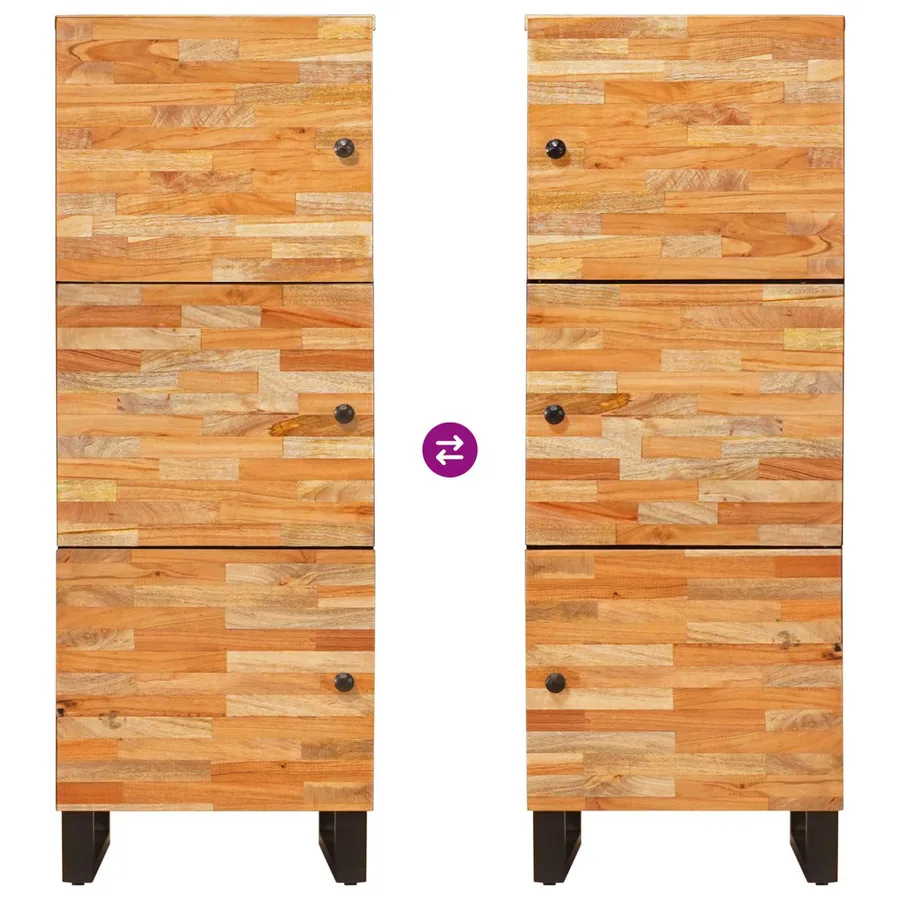 Buffet de Rangement avec étagère Marron 40 x 33 x 110 cm - 10