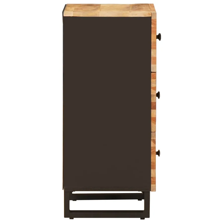 Meuble d'appoint Marron 40 x 33 x 75 cm Bois de mangue massif - 4