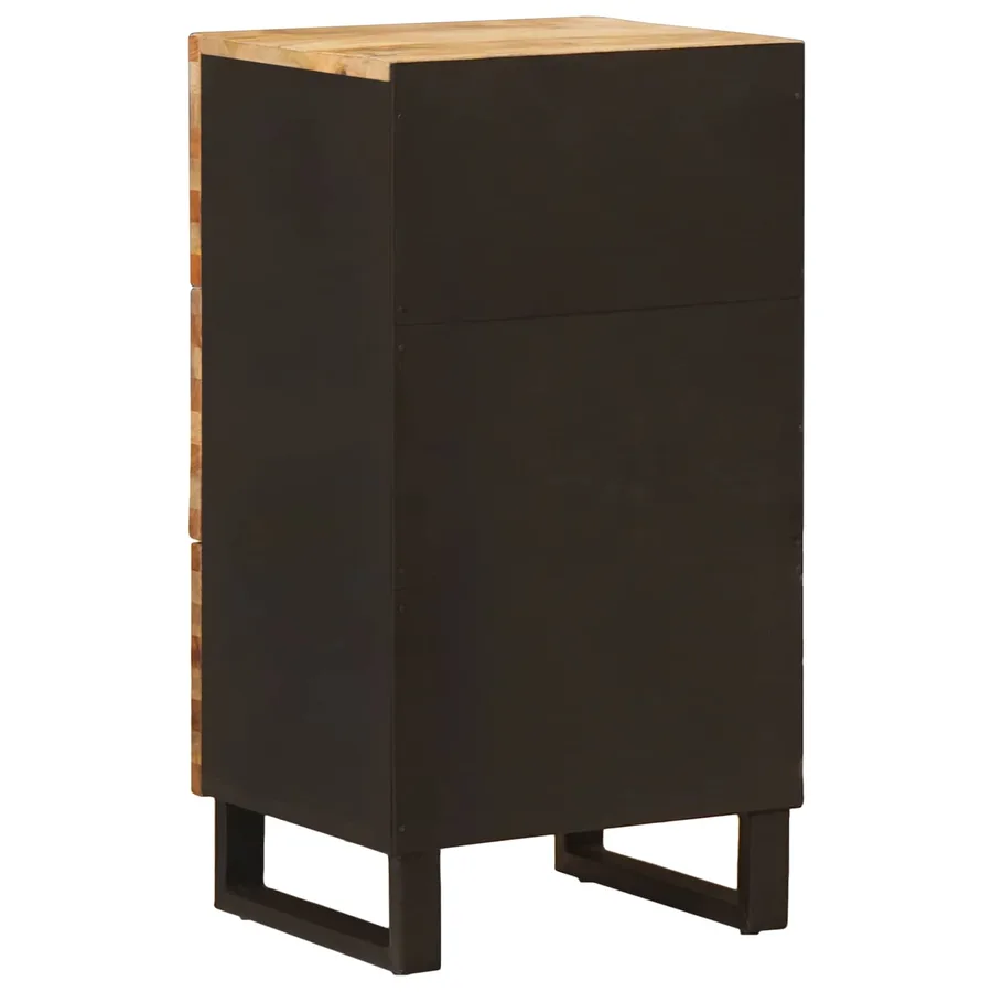 Meuble d'appoint Marron 40 x 33 x 75 cm Bois de mangue massif - 5