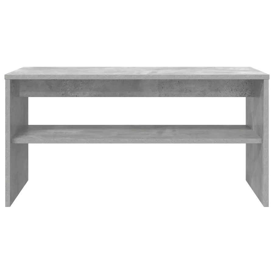 Meuble TV Gris béton 80 x 35 x 40 cm Bois d'ingénierie - 5
