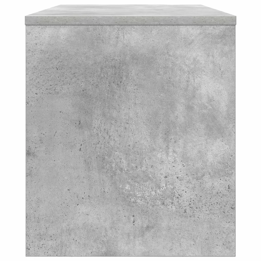 Meuble TV Gris béton 80 x 35 x 40 cm Bois d'ingénierie - 6