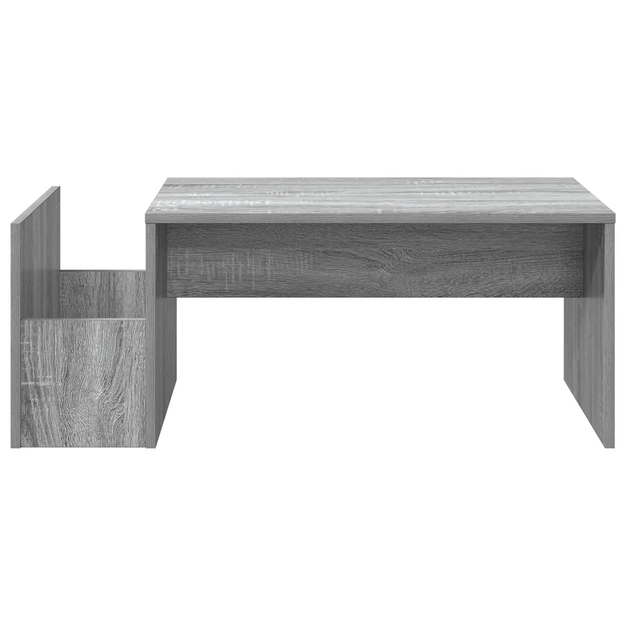 Table basse Gris Sonoma 90 x 45 x 35 cm Bois d'ingénierie - 5