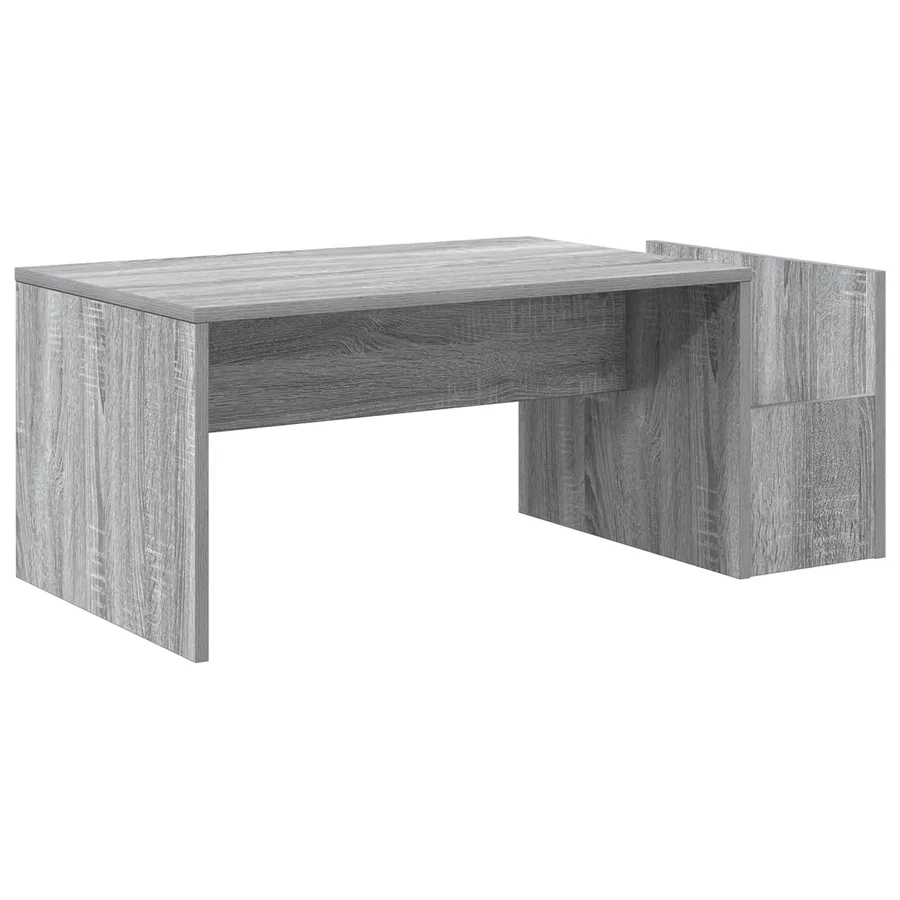Table basse Gris Sonoma 90 x 45 x 35 cm Bois d'ingénierie - 7