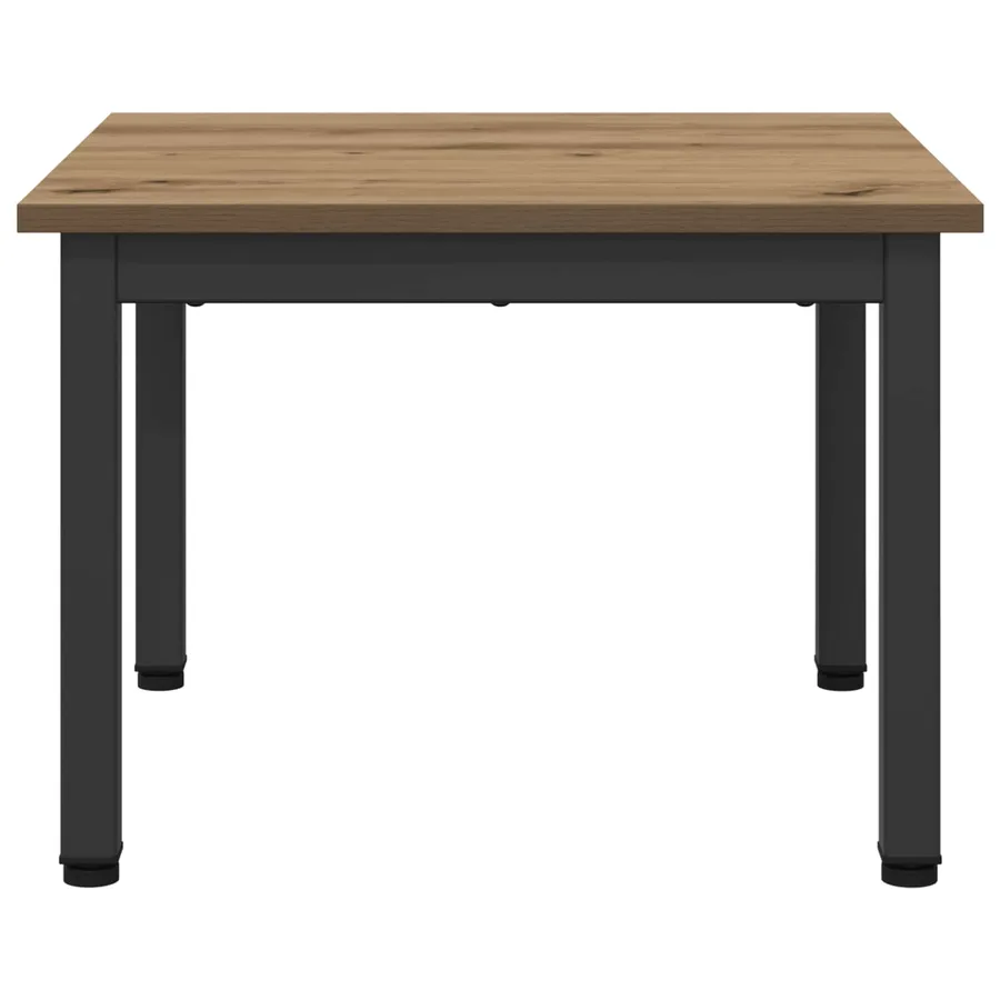 Table basse Chêne artisan 50 x 50 x 36 cm Bois d'ingénierie - 5