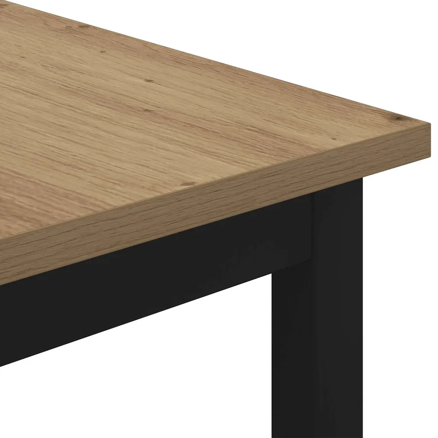 Table basse Chêne artisan 50 x 50 x 36 cm Bois d'ingénierie - 7