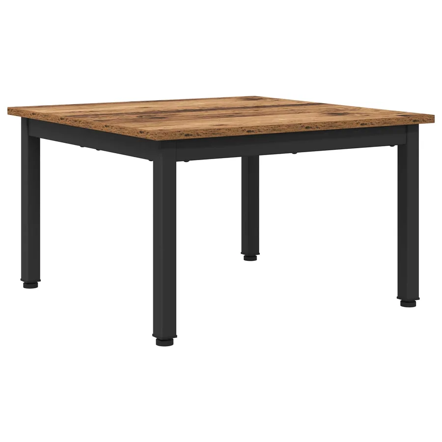 Table basse Bois ancien 60 x 60 x 36 cm Bois d'ingénierie - 2
