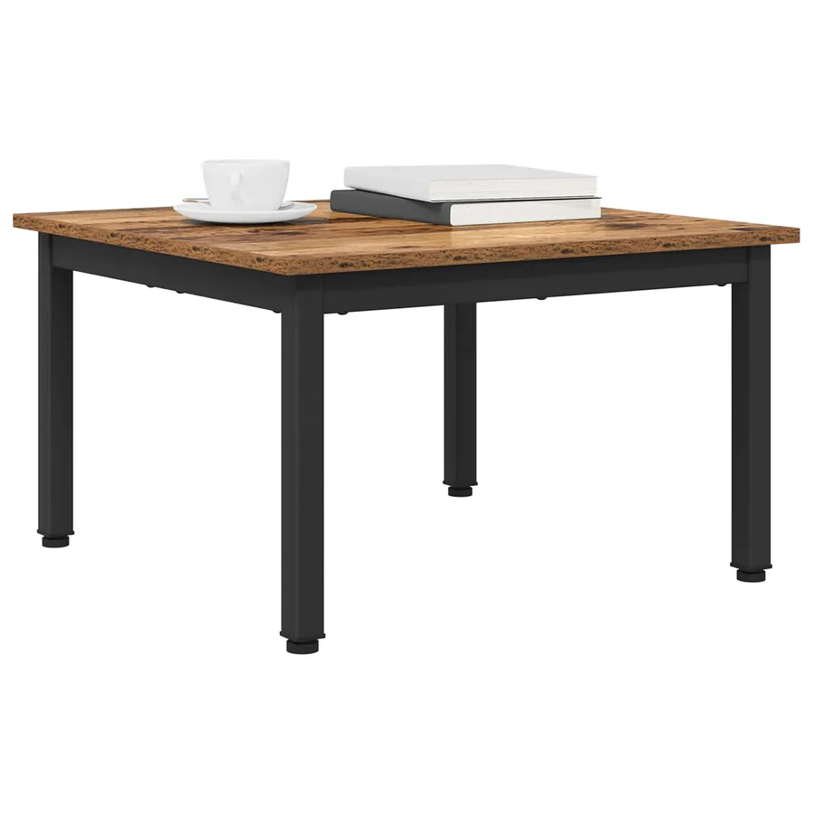 Table basse Bois ancien 60 x 60 x 36 cm Bois d'ingénierie - 3