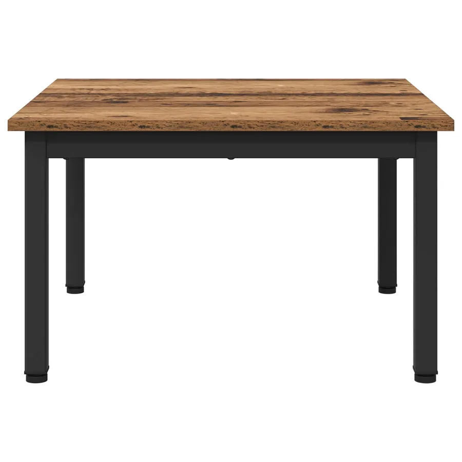 Table basse Bois ancien 60 x 60 x 36 cm Bois d'ingénierie - 5