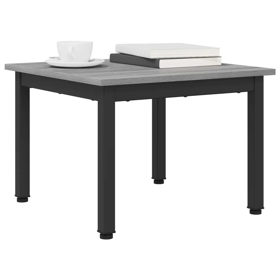 Table basse Gris Sonoma 50 x 50 x 36 cm Bois d'ingénierie - 3