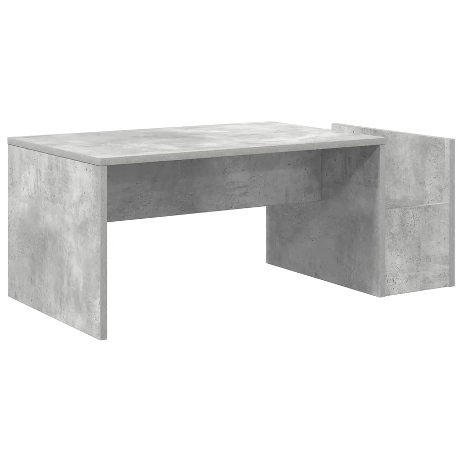 Table basse Gris béton 90 x 45 x 35 cm Bois d'ingénierie - 7