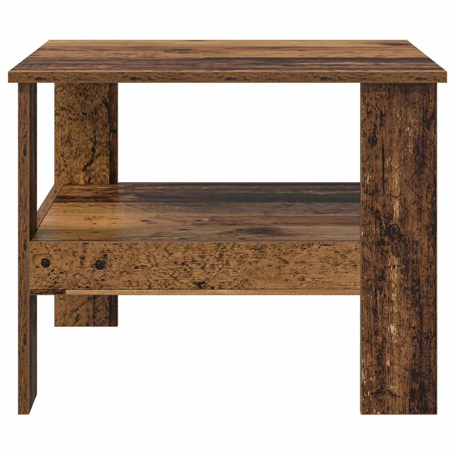 Table basse Bois ancien 57 x 55 x 45 cm Bois d'ingénierie - 5