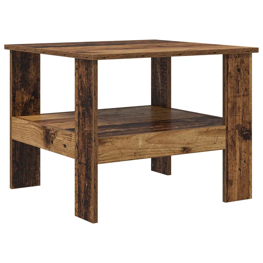 Table basse Bois ancien 57 x 55 x 45 cm Bois d'ingénierie - 7