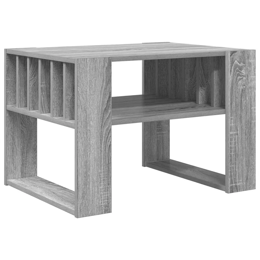 Table basse Gris Sonoma 66 x 49,5 x 45 cm Bois d'ingénierie - 2