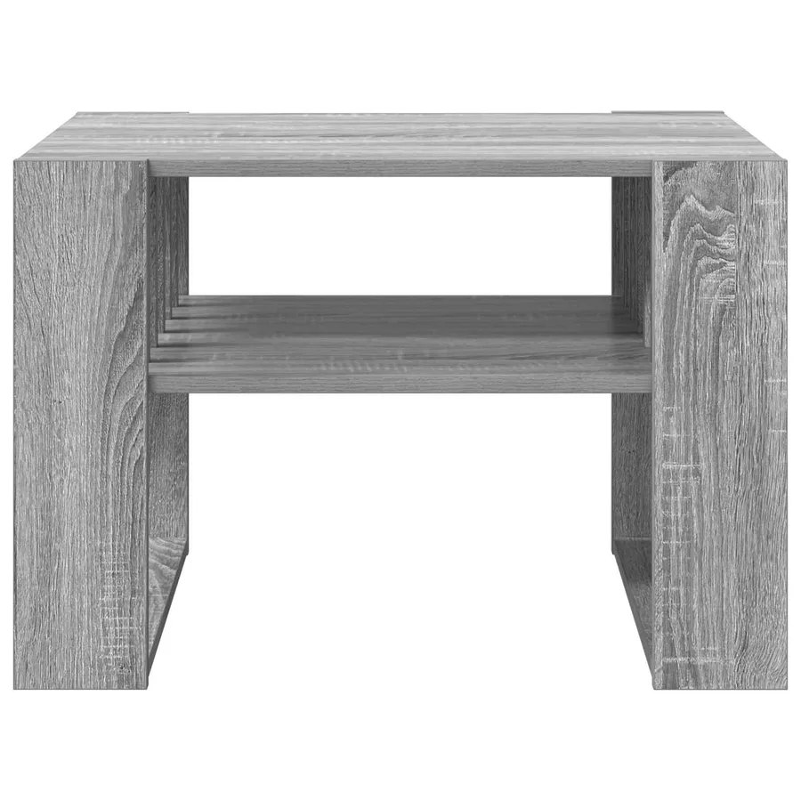 Table basse Gris Sonoma 66 x 49,5 x 45 cm Bois d'ingénierie - 5