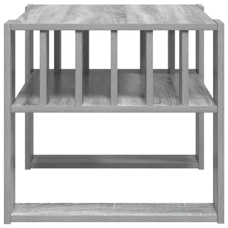 Table basse Gris Sonoma 66 x 49,5 x 45 cm Bois d'ingénierie - 6