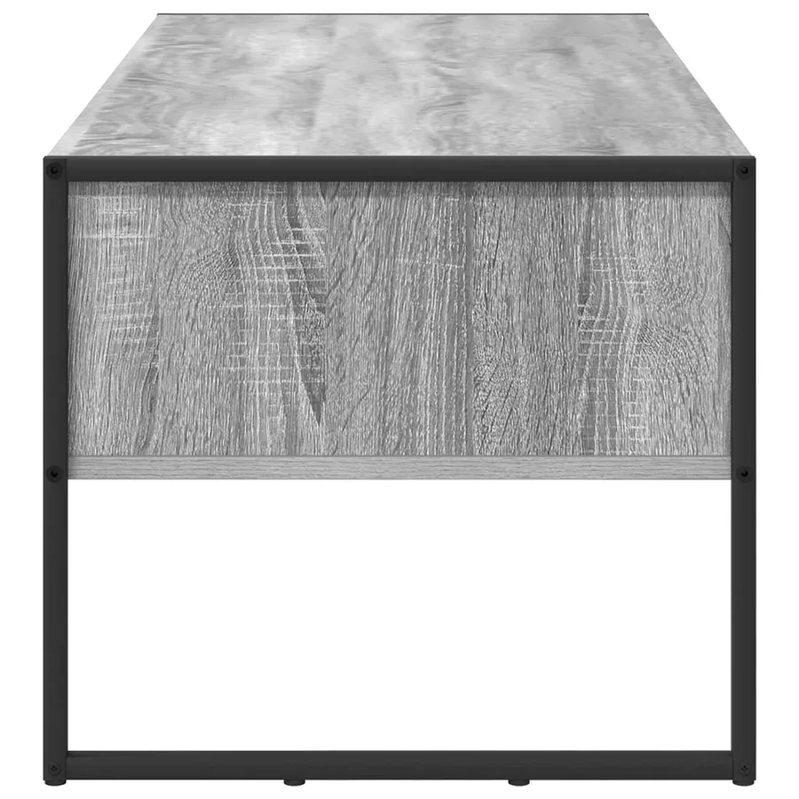 Table basse Gris Sonoma 100 x 46 x 40 cm Bois d'ingénierie - 7