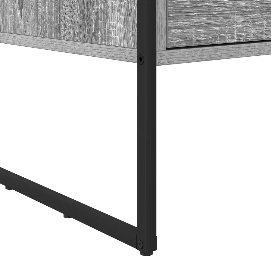 Table basse Gris Sonoma 100 x 46 x 40 cm Bois d'ingénierie - 8