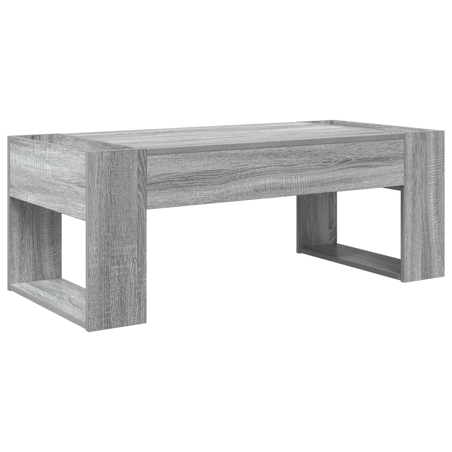 Table basse Gris Sonoma 110 x 50 x 41 cm Bois d'ingénierie - 2