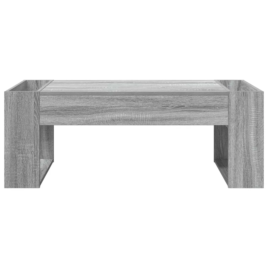 Table basse Gris Sonoma 110 x 50 x 41 cm Bois d'ingénierie - 5