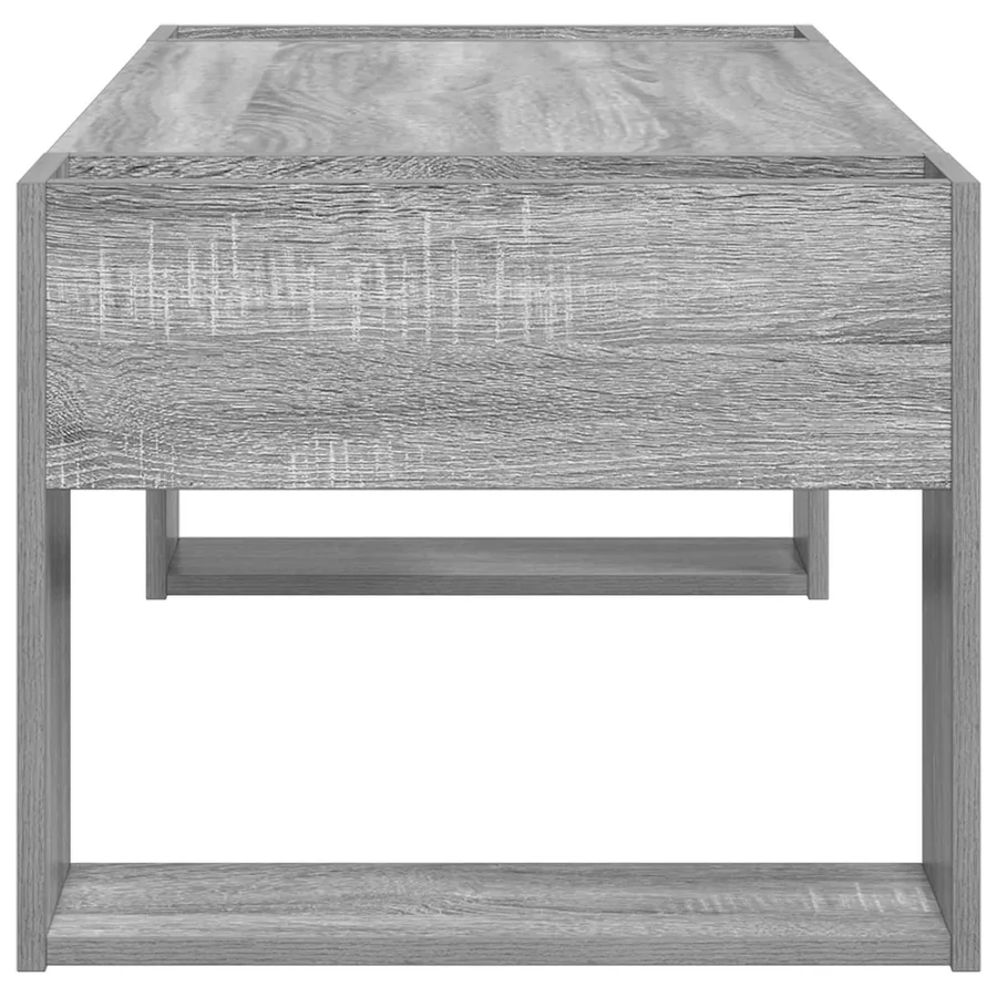 Table basse Gris Sonoma 110 x 50 x 41 cm Bois d'ingénierie - 6