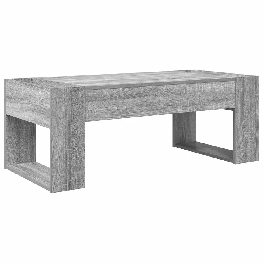 Table basse Gris Sonoma 110 x 50 x 41 cm Bois d'ingénierie - 7