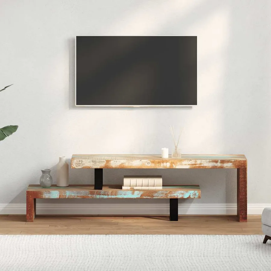 Meuble TV Bois de récupération massif - 3