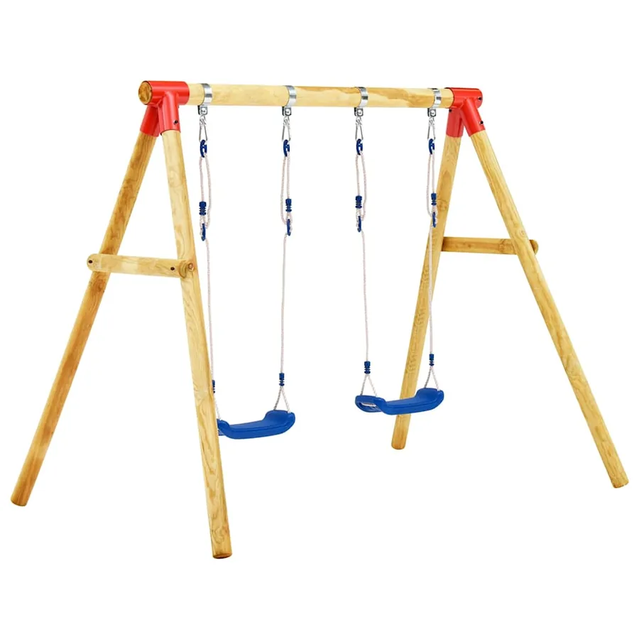 Ensemble de balançoire 230x130x166 cm Bois de pin - 2