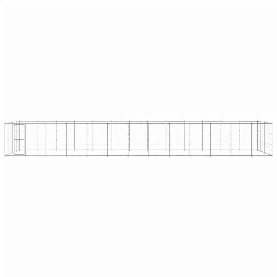 Chenil extérieur Acier galvanisé 53,24 m² - 2