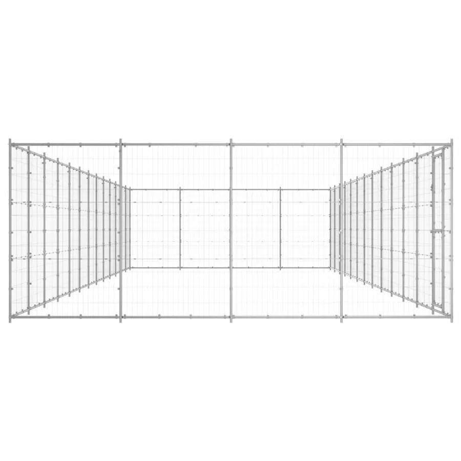 Chenil extérieur Acier galvanisé 53,24 m² - 3