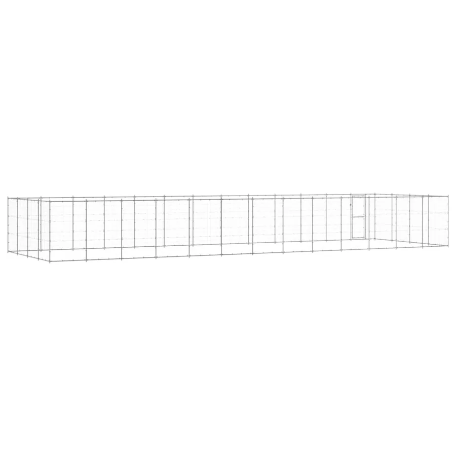 Chenil extérieur Acier galvanisé 53,24 m² - 4