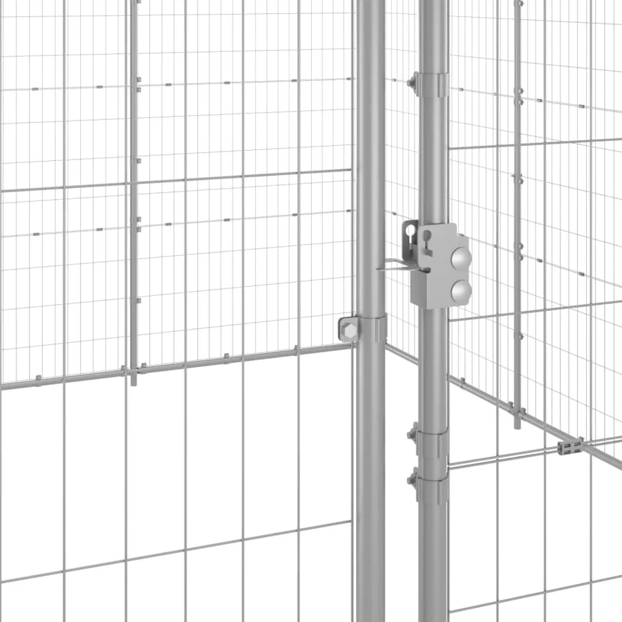 Chenil extérieur Acier galvanisé 53,24 m² - 5