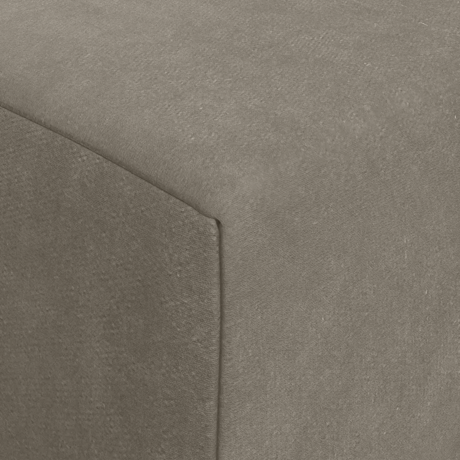 Canapé-lit pliable Gris clair 200 x 70 x 10 cm Velours - 6